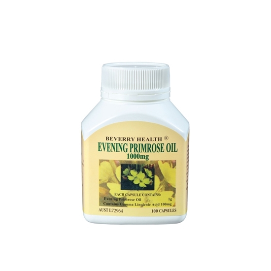 Beverry Evening Primrose Oil 1,000mg 100 Capsules