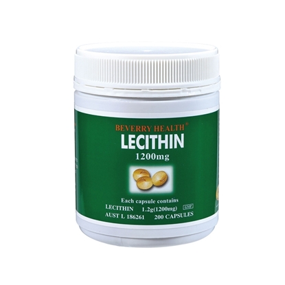 Beverry Lecithin 1,200mg 200 Capsules